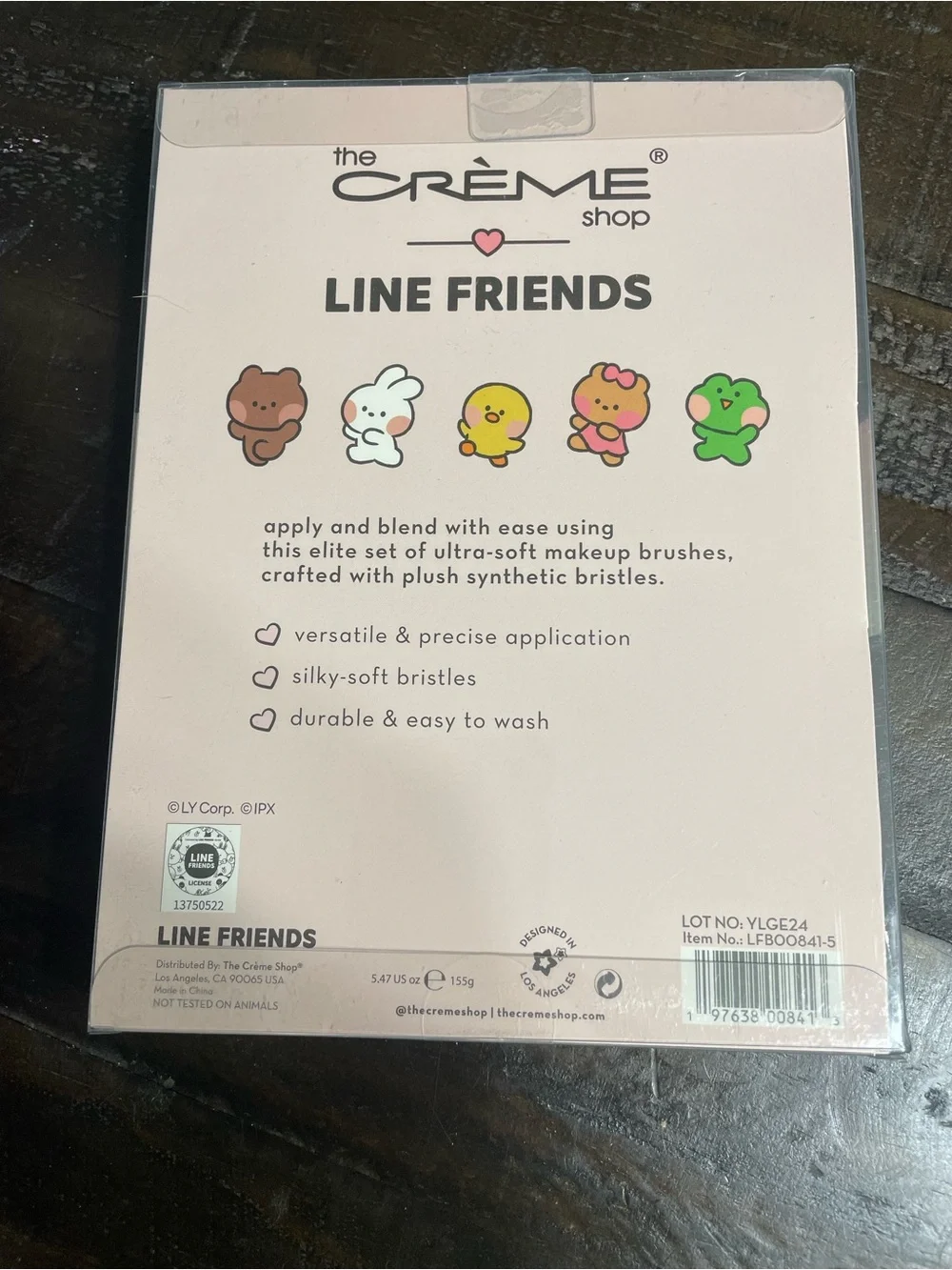 The Crème Shop x LINE FRIENDS Best of Friends Brush Set - limited edition